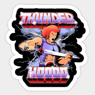 Thunder hOOD Sticker